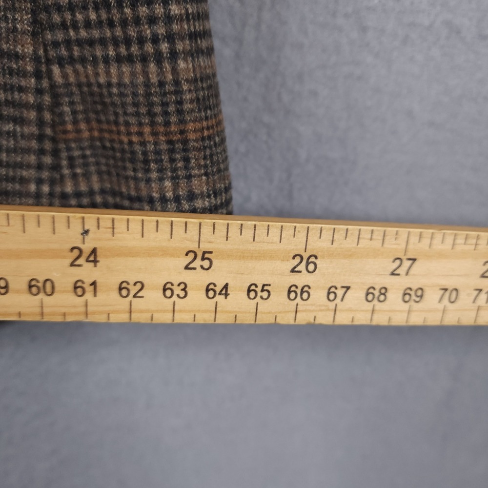 Old Navy Womens XS Petite Relaxed Unlined Blazer Brown Plaid Jacket New - Picture 15 of 16